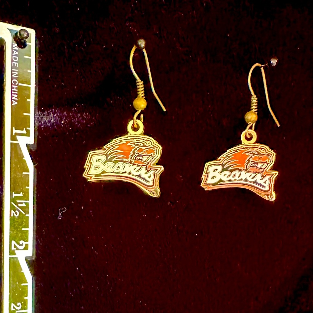 Oregon State Beaver (OSU) Earrings